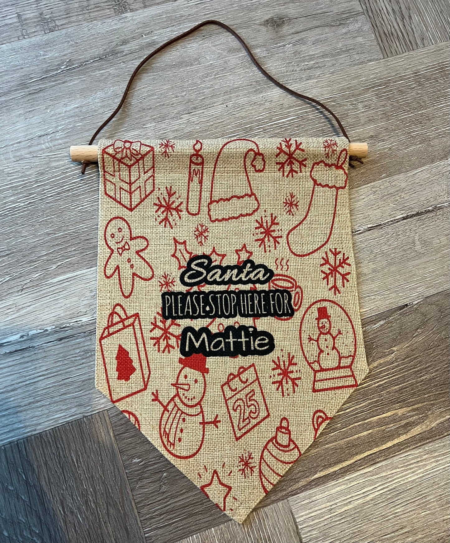 Christmas Bunting Flag