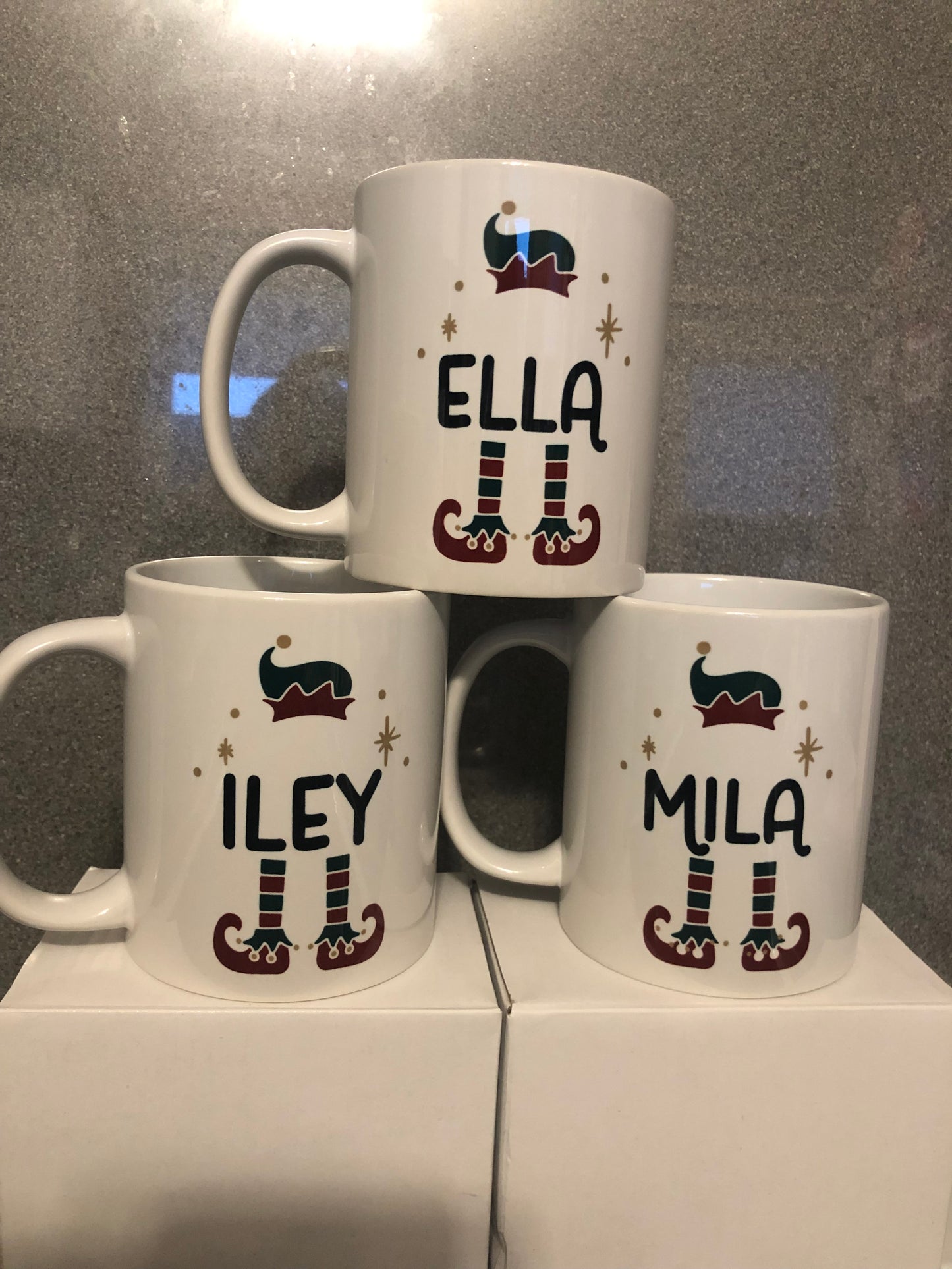 Personalised Elf Mug