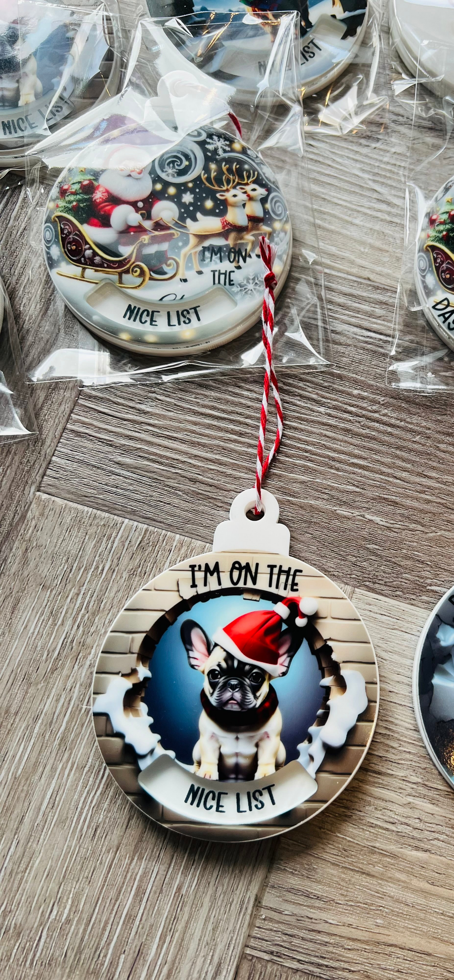 Naughty or Nice List Bubbles