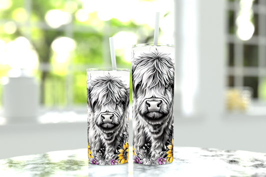 Tumbler - Highland Cow