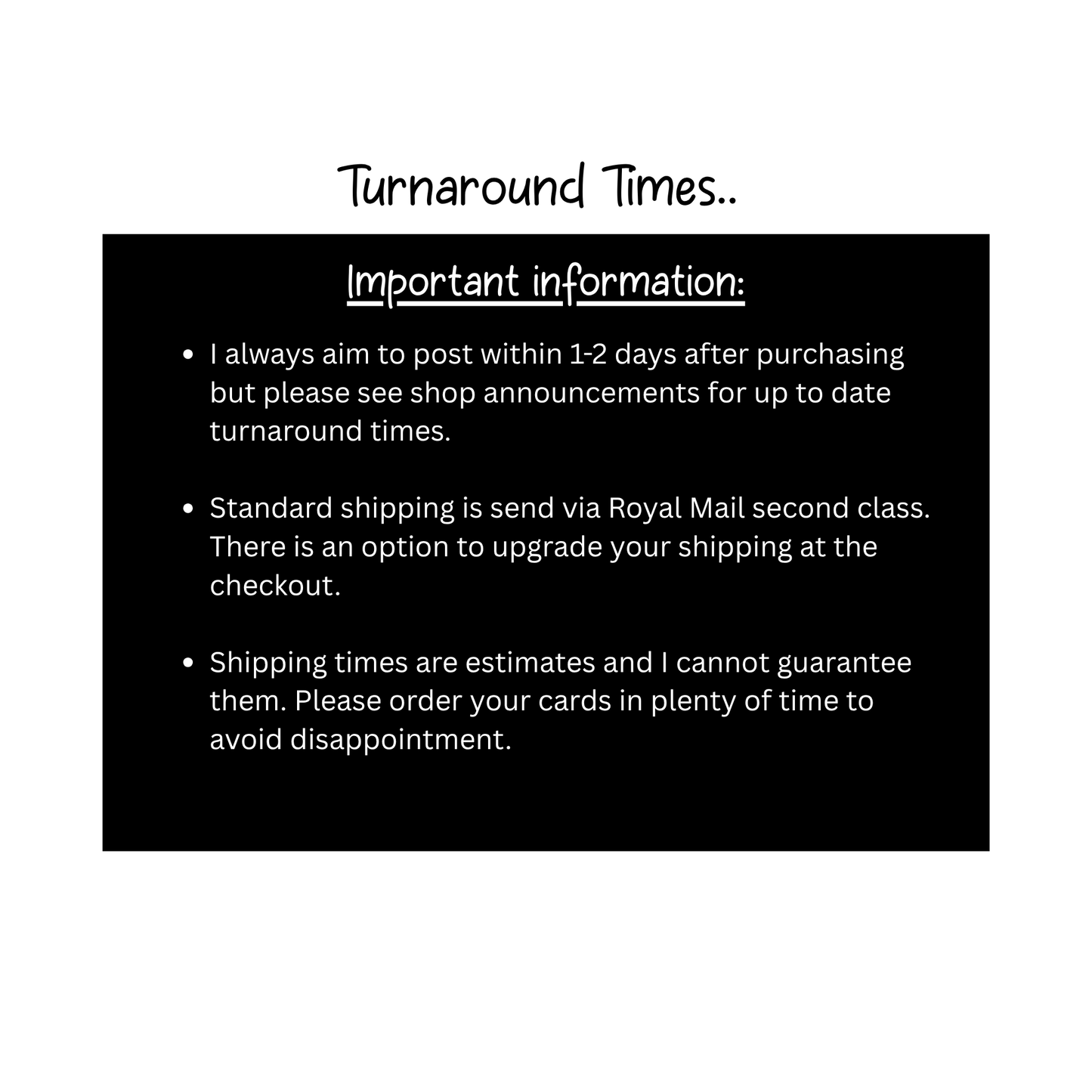 Personalised Mum Card - Hands