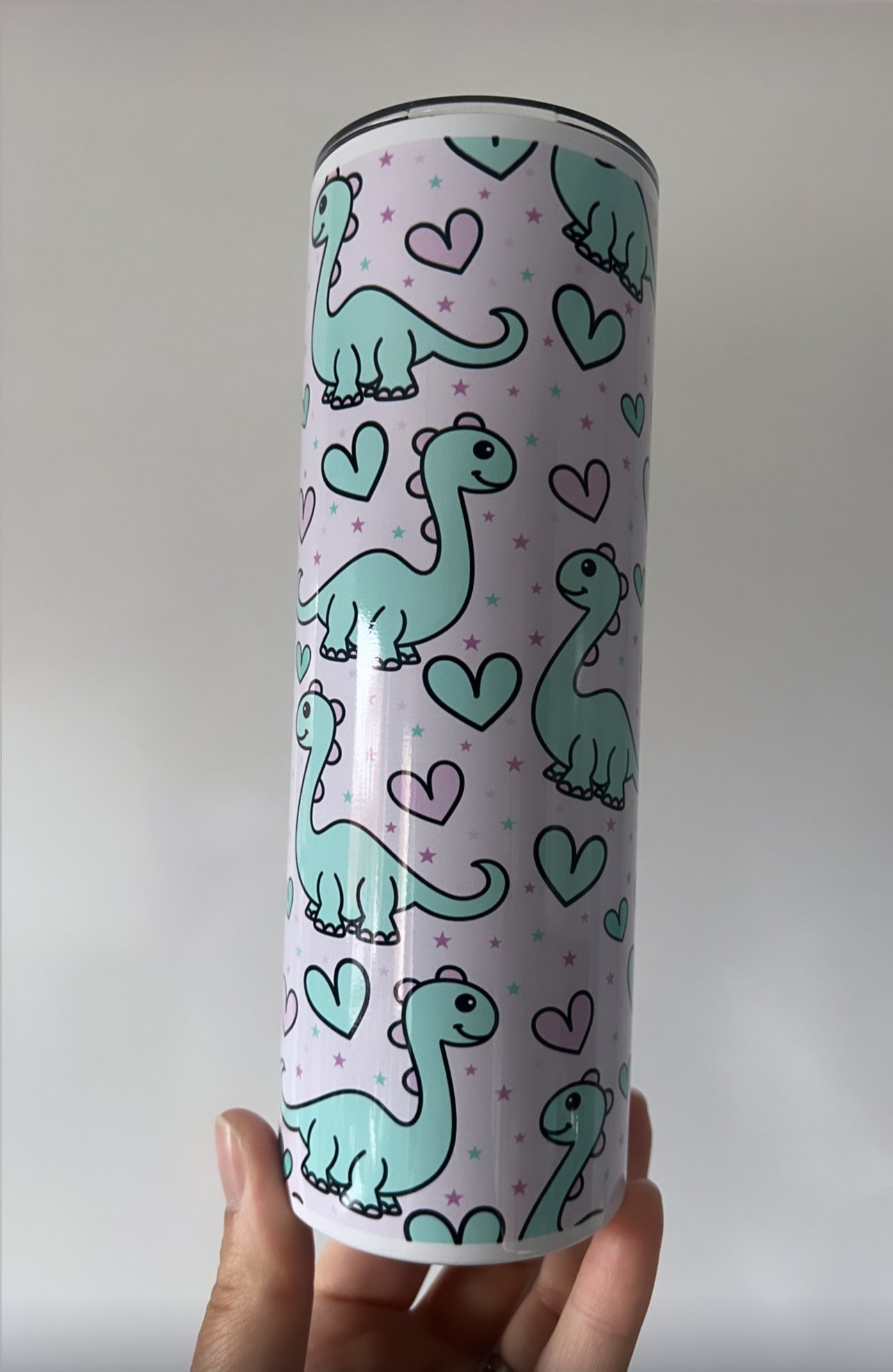 Tumbler - Pink Dino