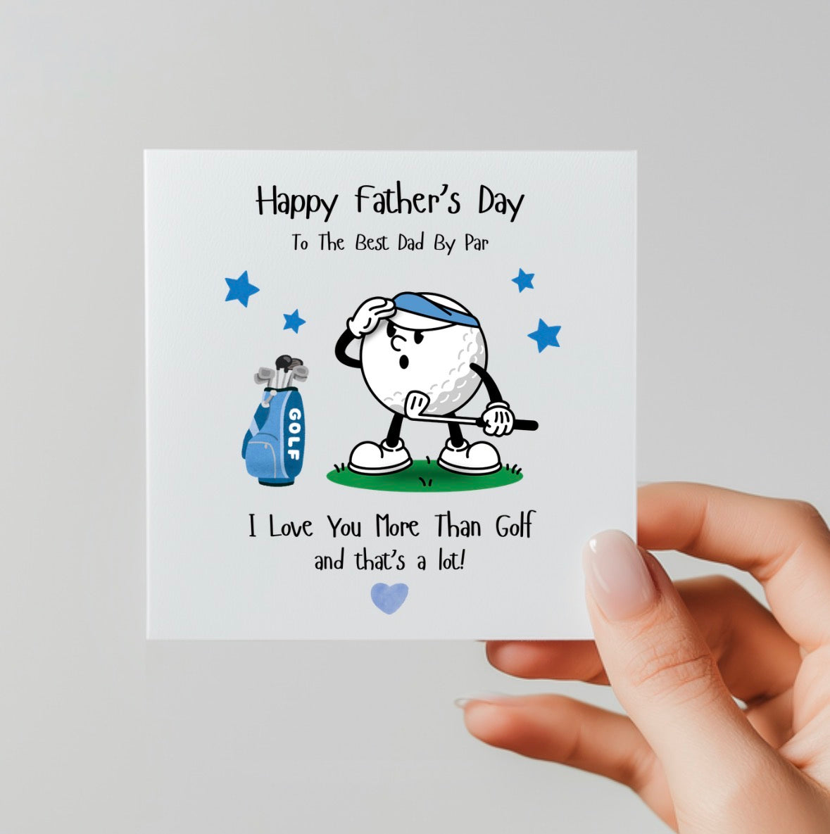 Golf Card - Choose colour (Father’s Day/ Birthday)