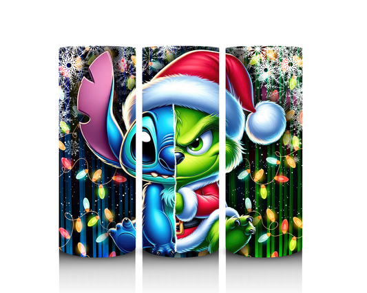 Christmas Tumbler - Blue/Green