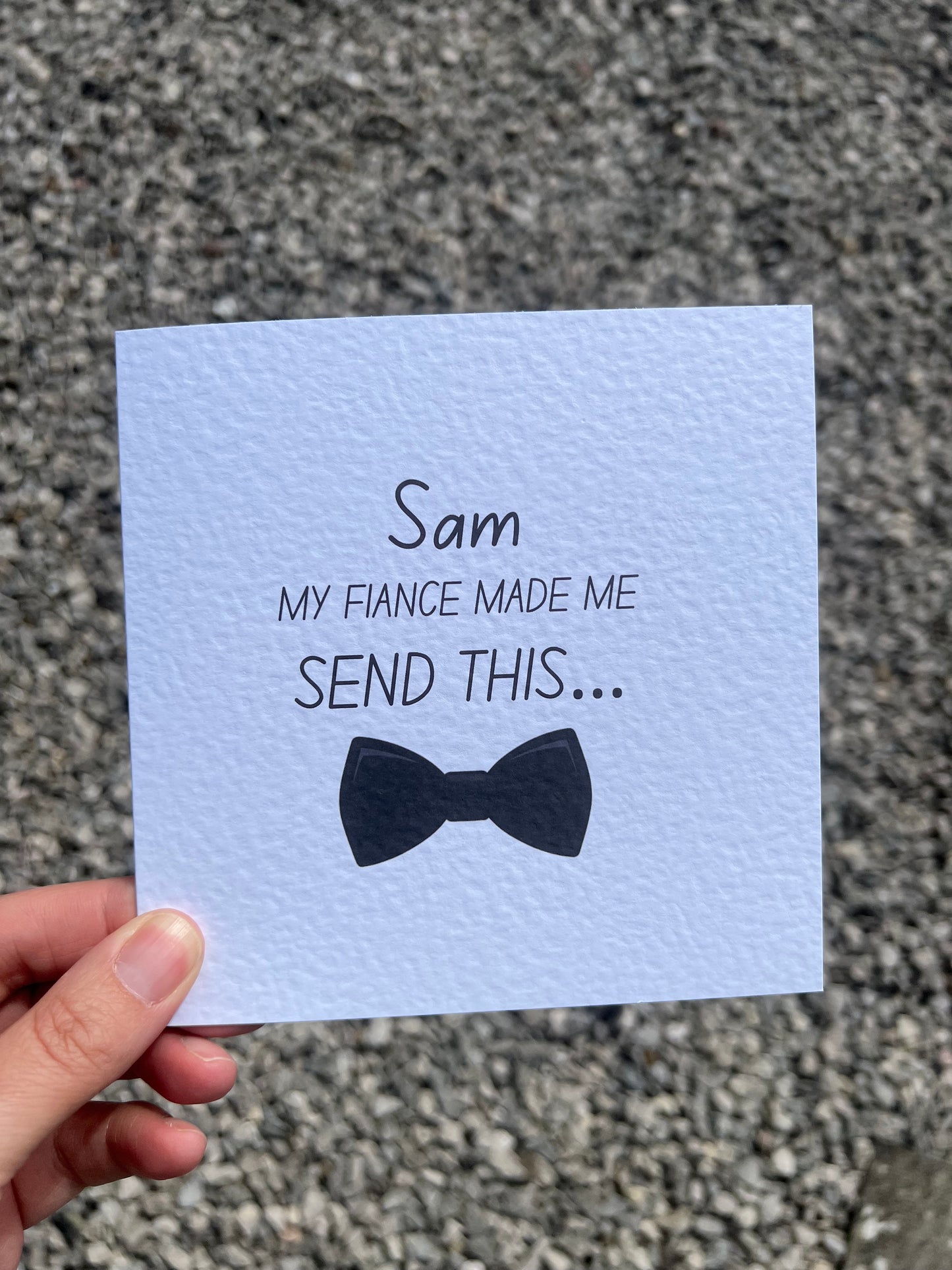 Best Man Card
