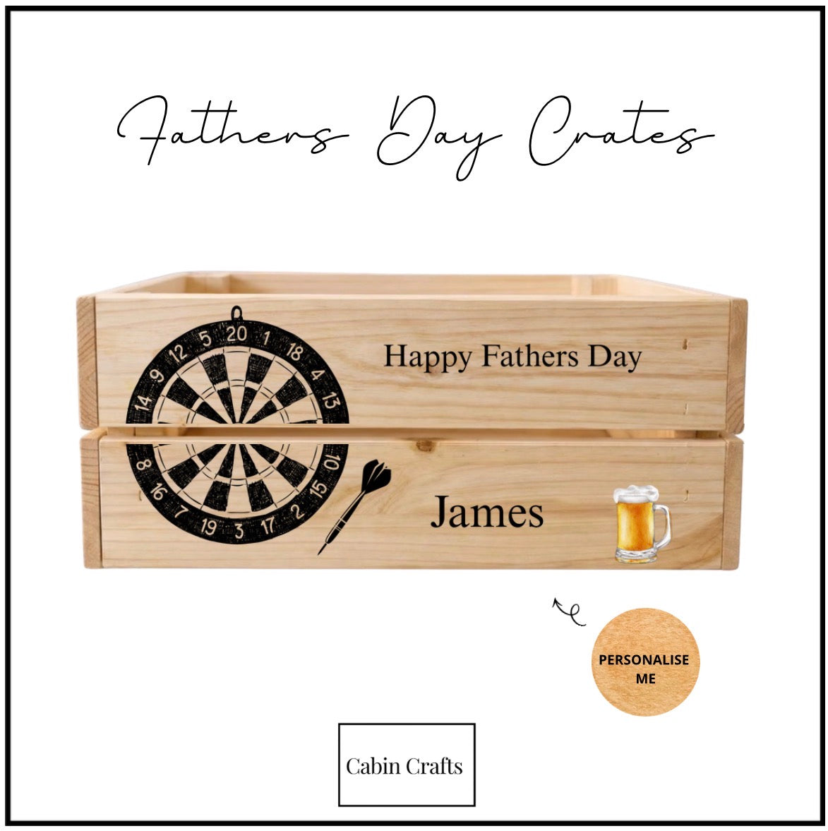 Darts Crate.  (Father’s Day/ Birthday)