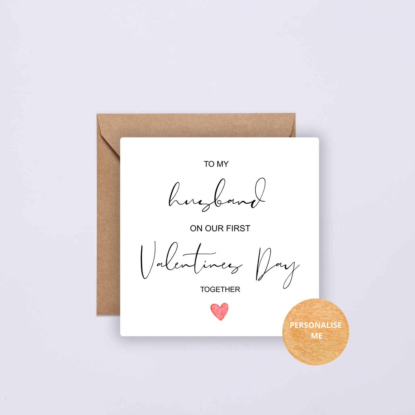 Personalised Valentines Day Card