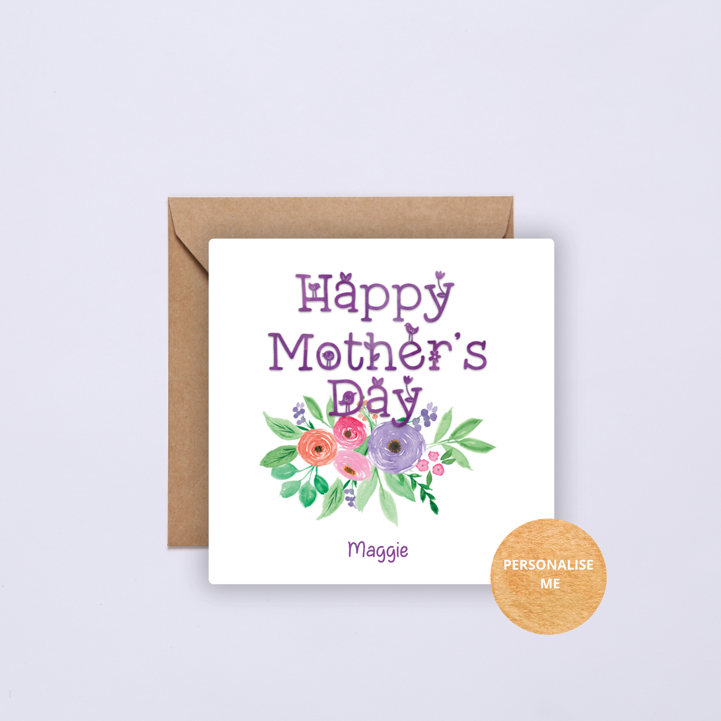 Personalised Mothers Day Card