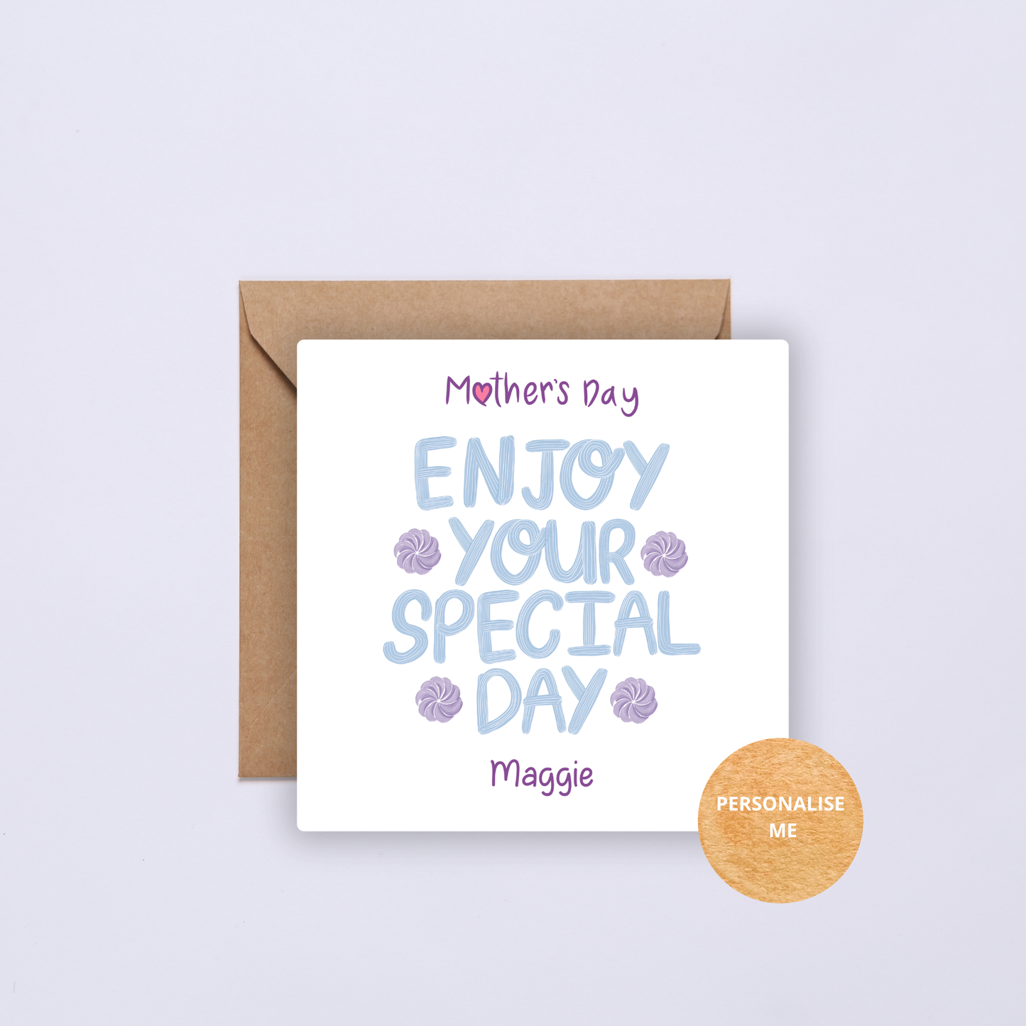 Personalised Mothers Day Card