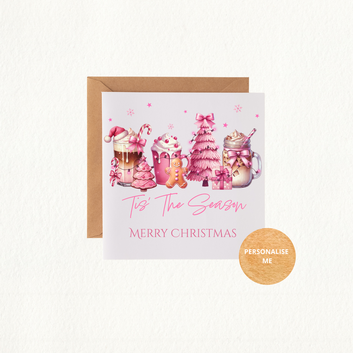 Personalised Christmas Card - Tis the Season