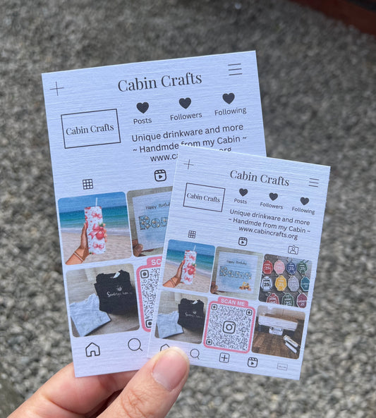 Leaflets/ Business Cards, 2 sizes available