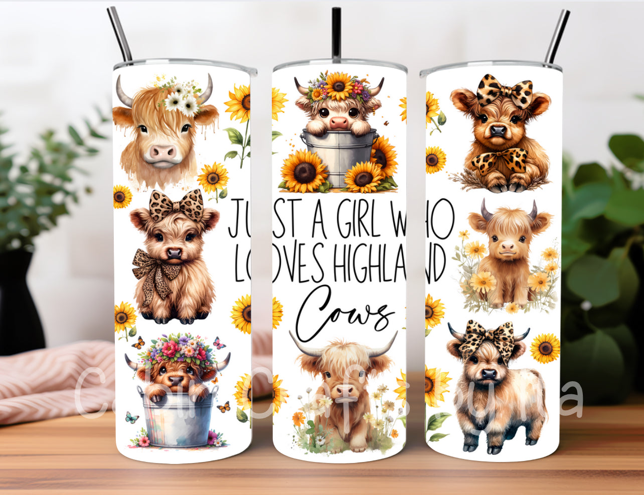 Tumbler - Highland Cow