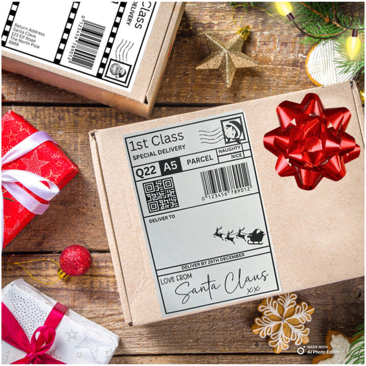 Christmas Eve Box Lables