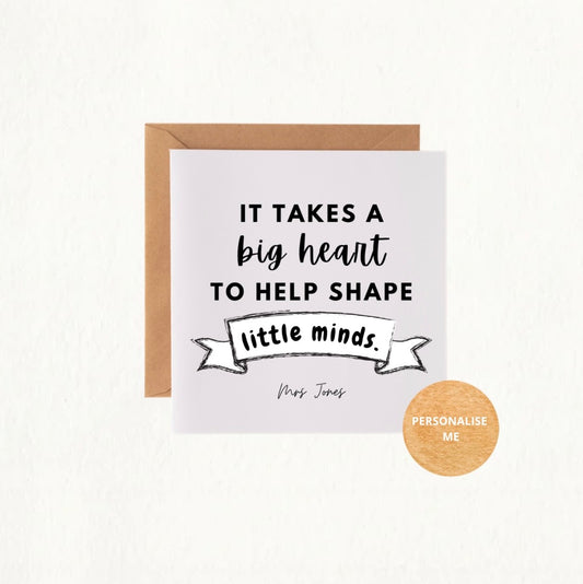 Teacher Card