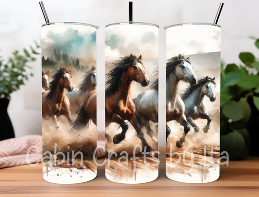 Tumbler - Wild Horses