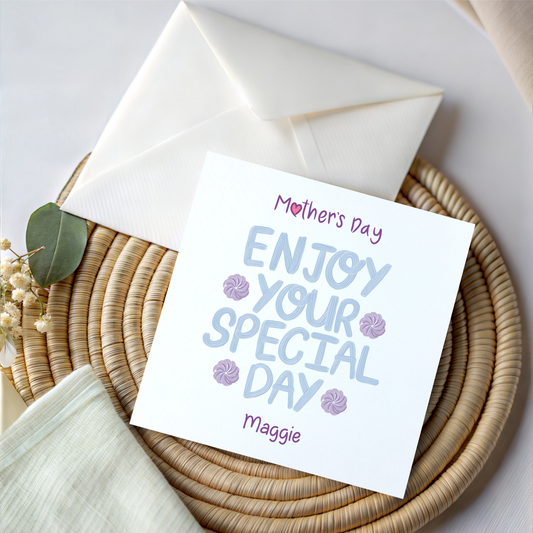 Personalised Mothers Day Card