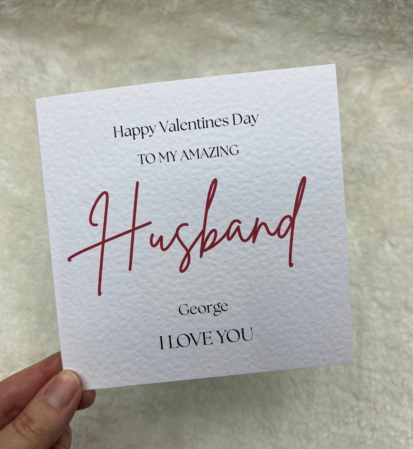 Personalised Valentines Day Card