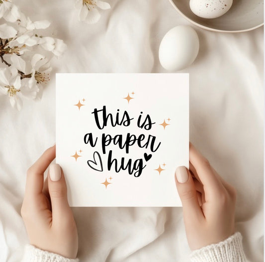 Paper Hug Card