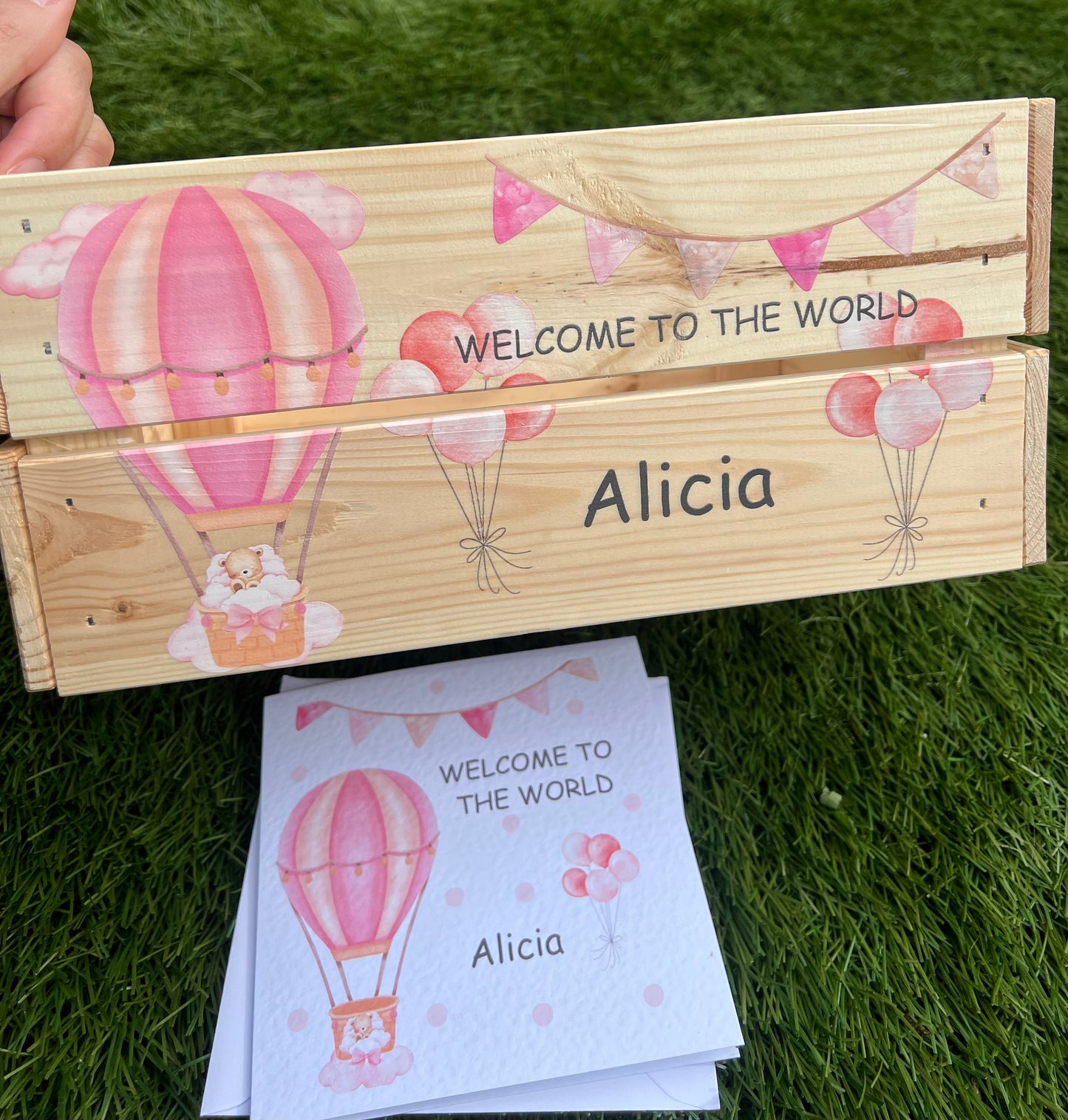 New Baby Girl Crate Box