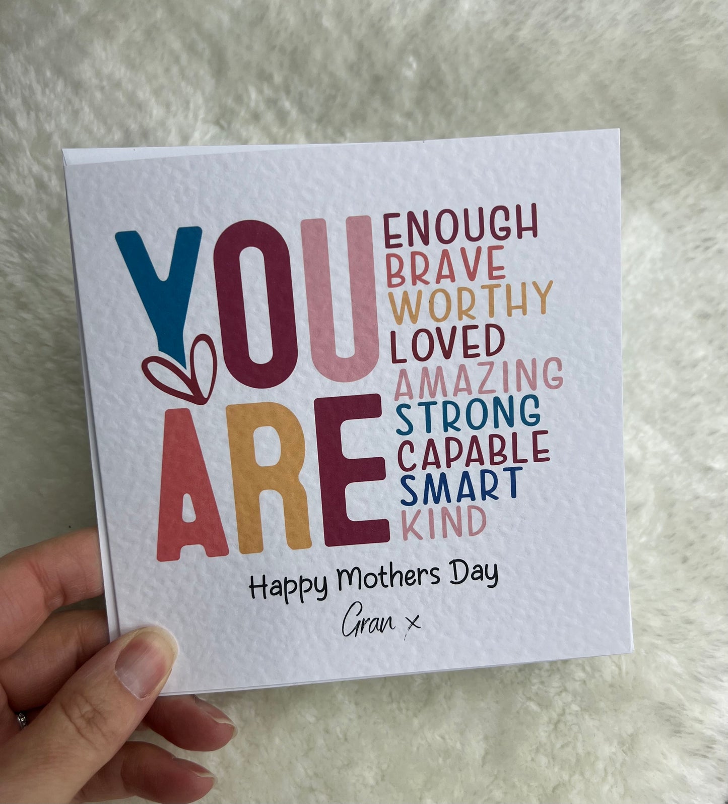 Personalised Mother Day Card