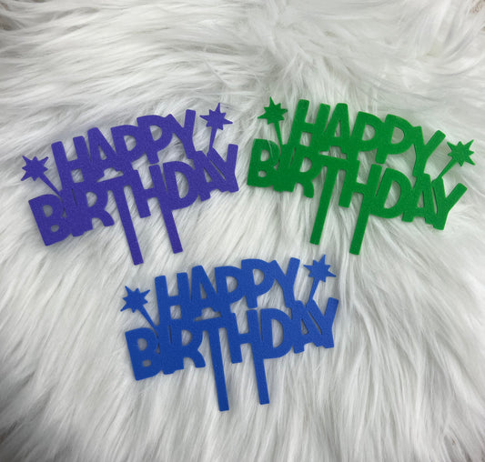 Happy Birthday Cake Topper