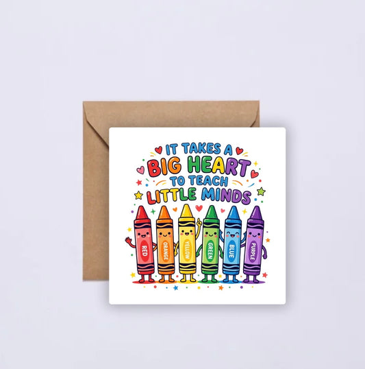 Teacher Cards - Big Heart