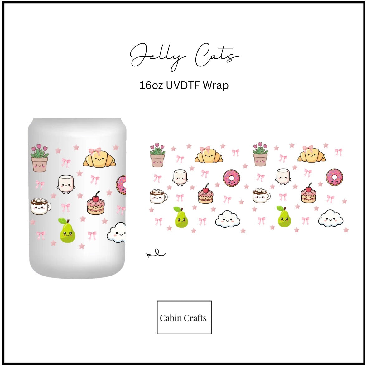 Jelly Cats 16oz UVDTF