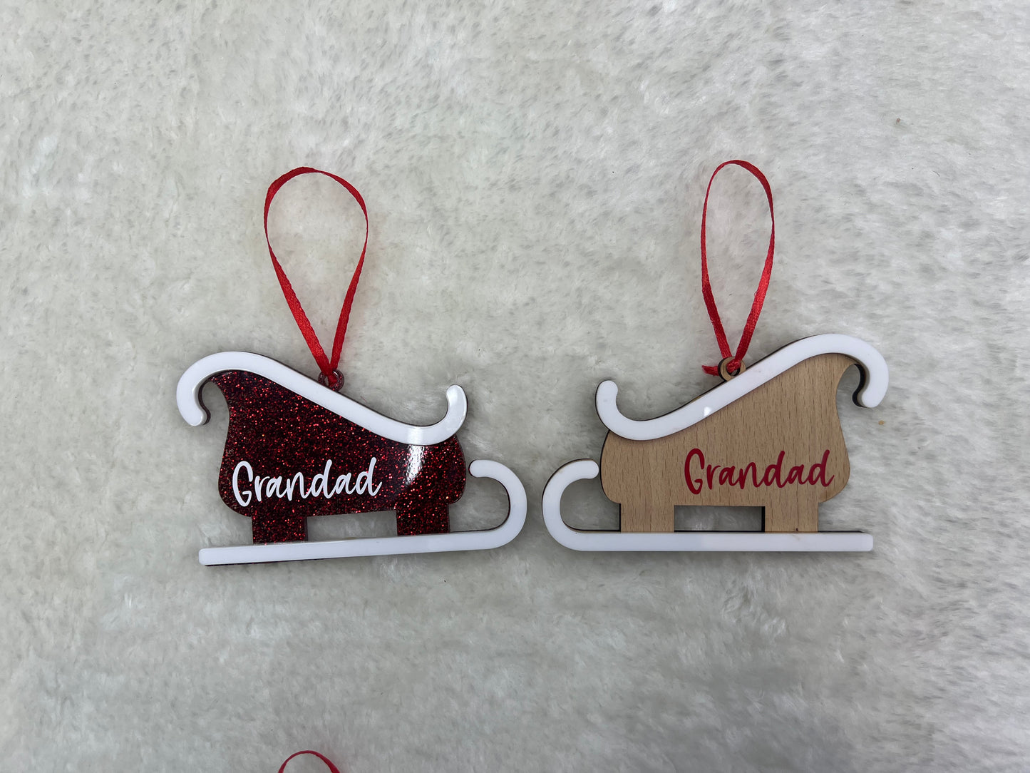 Sleigh Bauble - Personalised