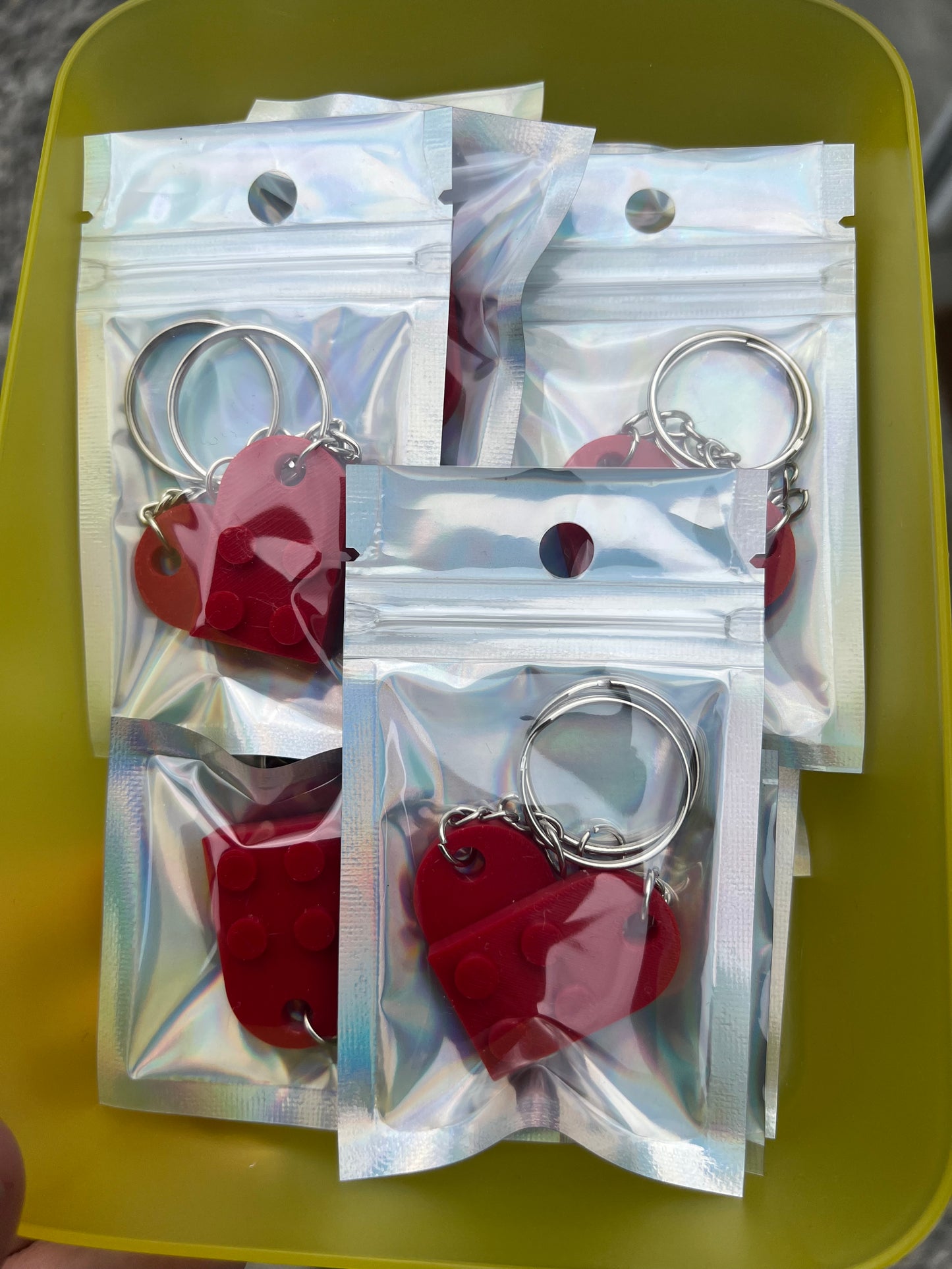 Heart Keyrings
