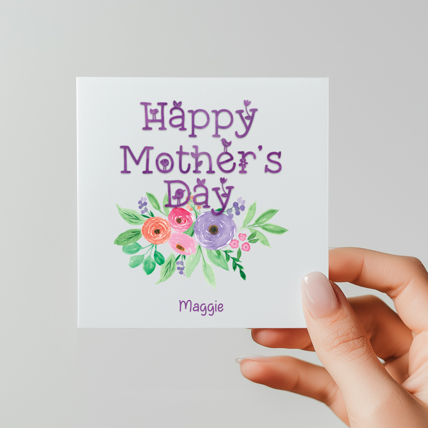 Personalised Mothers Day Card