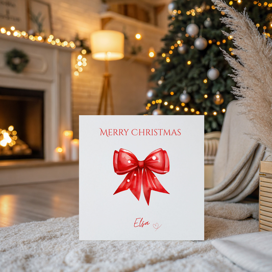 Personalised Christmas Card, Mum, Daughter, Gran