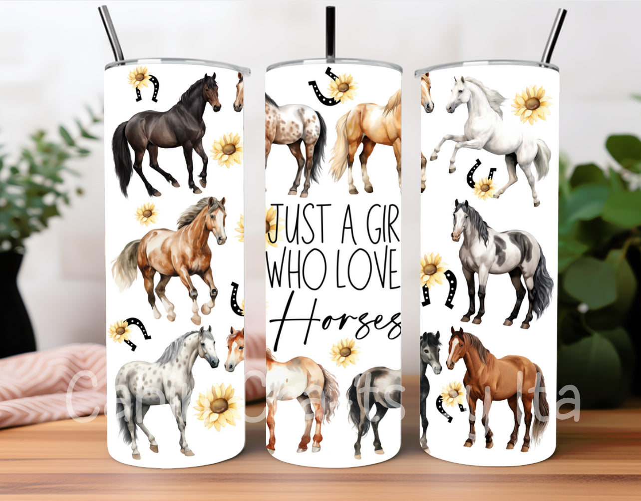 Tumbler - Horses