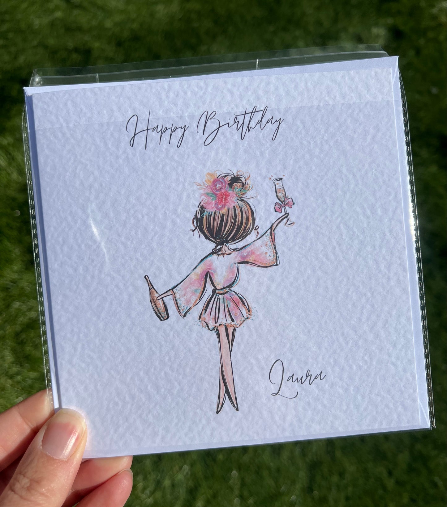 Birthday Card -Lazy Days