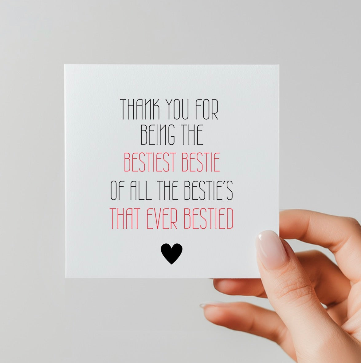 Best Friend Card