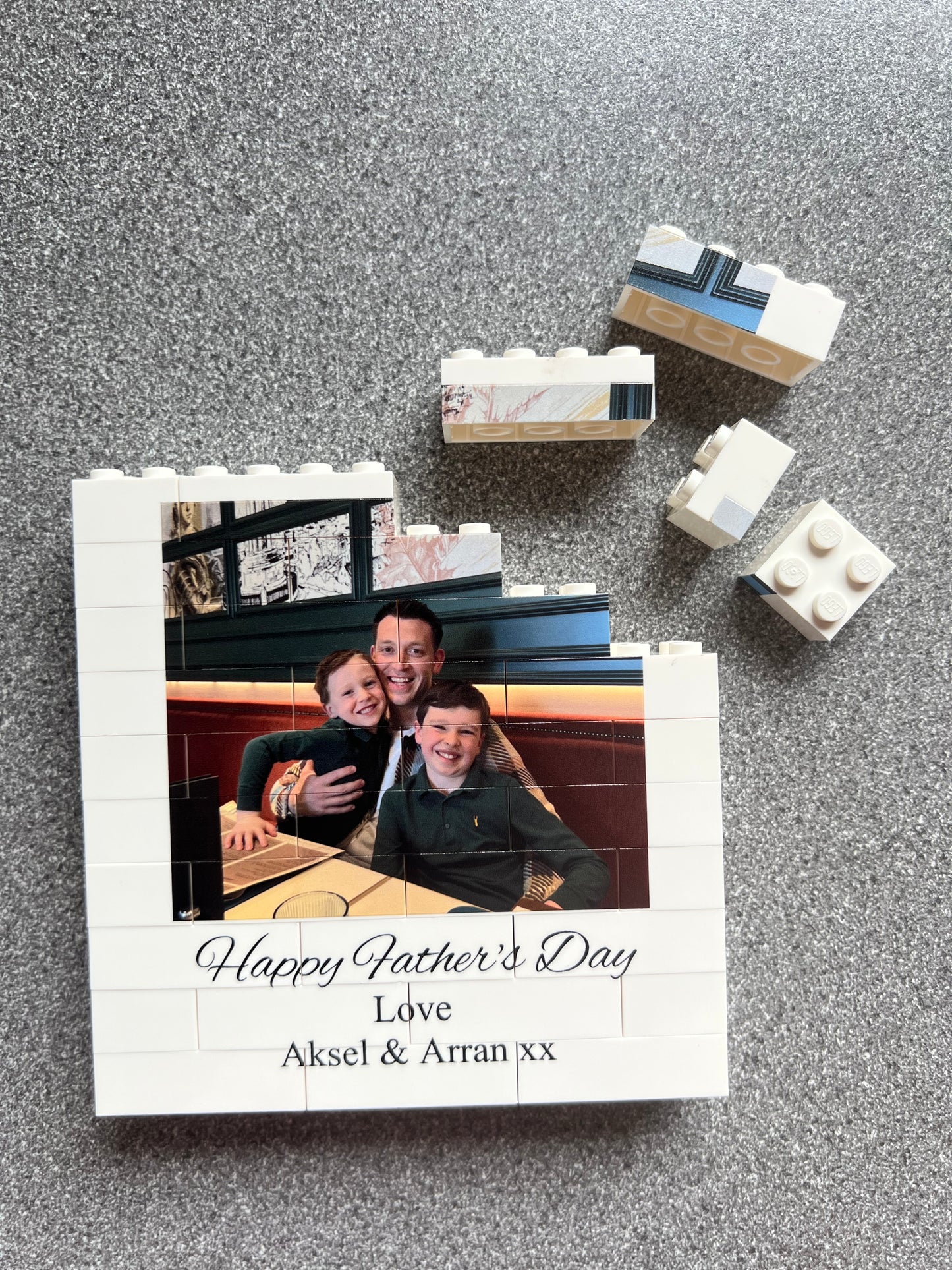 Lego Photo Block, 3 sizes available.  Any occasion