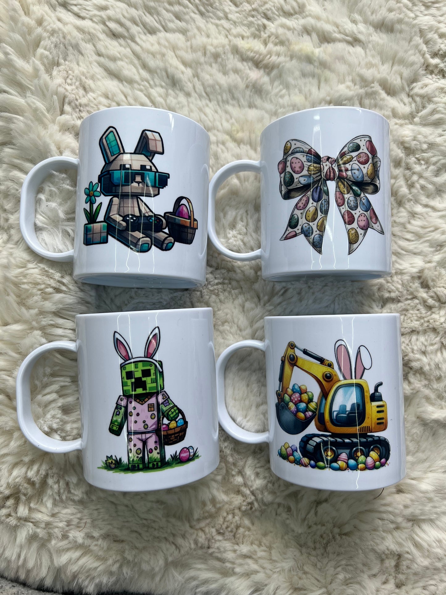 Plastic Easter Mugs