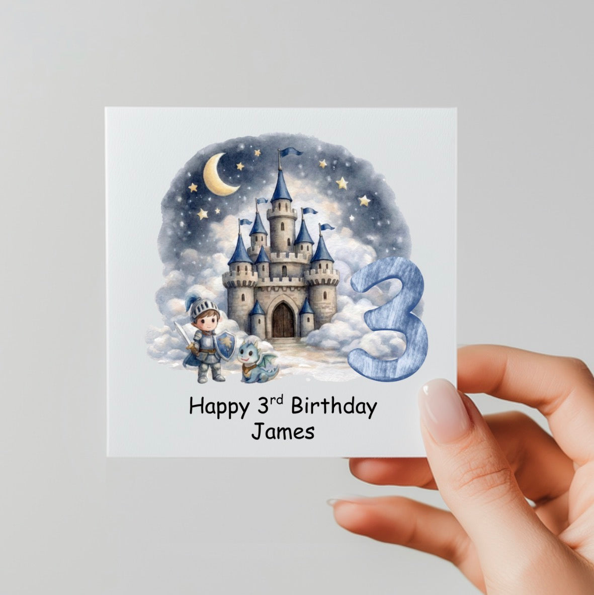 Castle Birthday Card