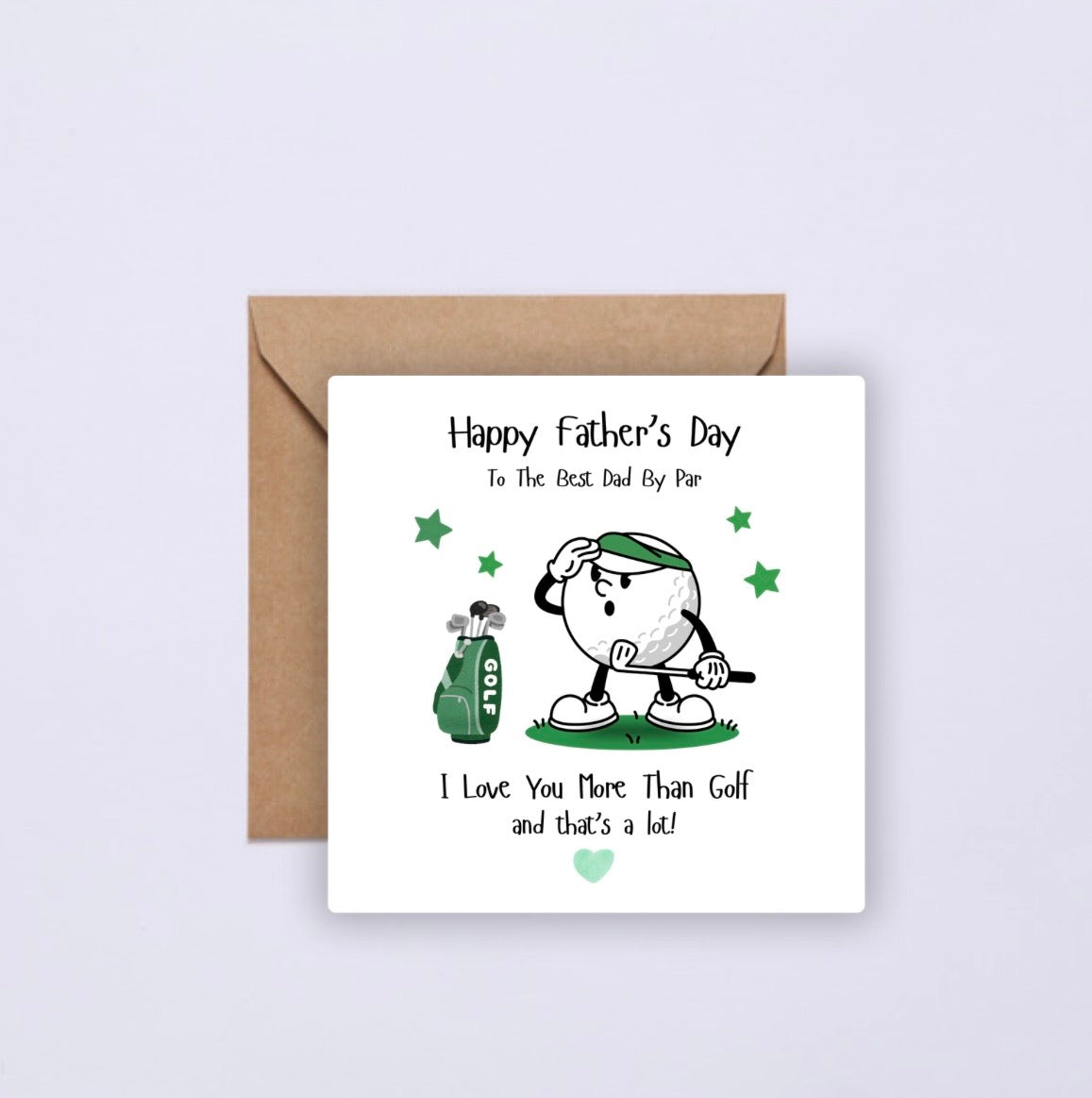 Golf Card - Choose colour (Father’s Day/ Birthday)