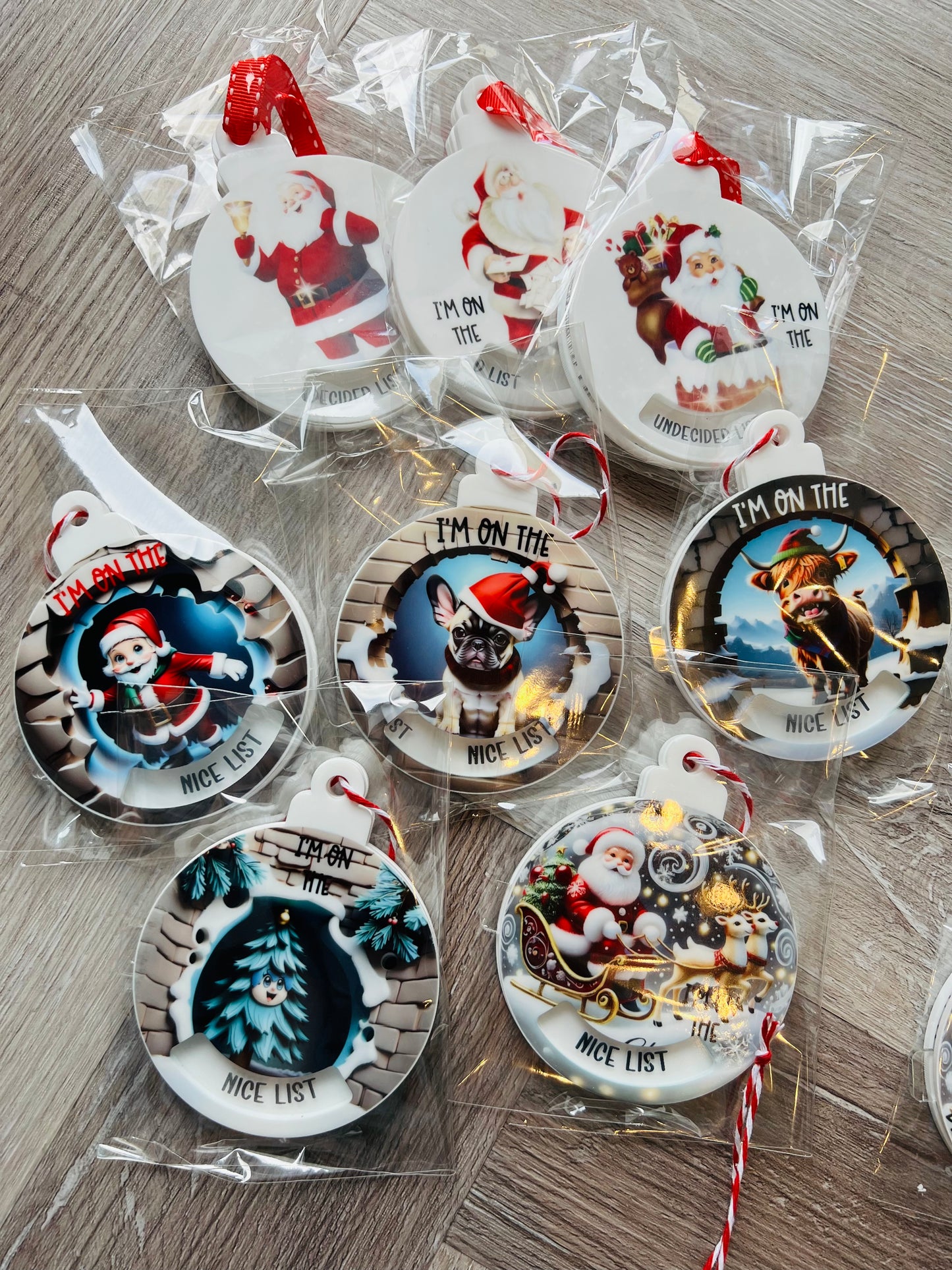 Naughty or Nice List Bubbles￼