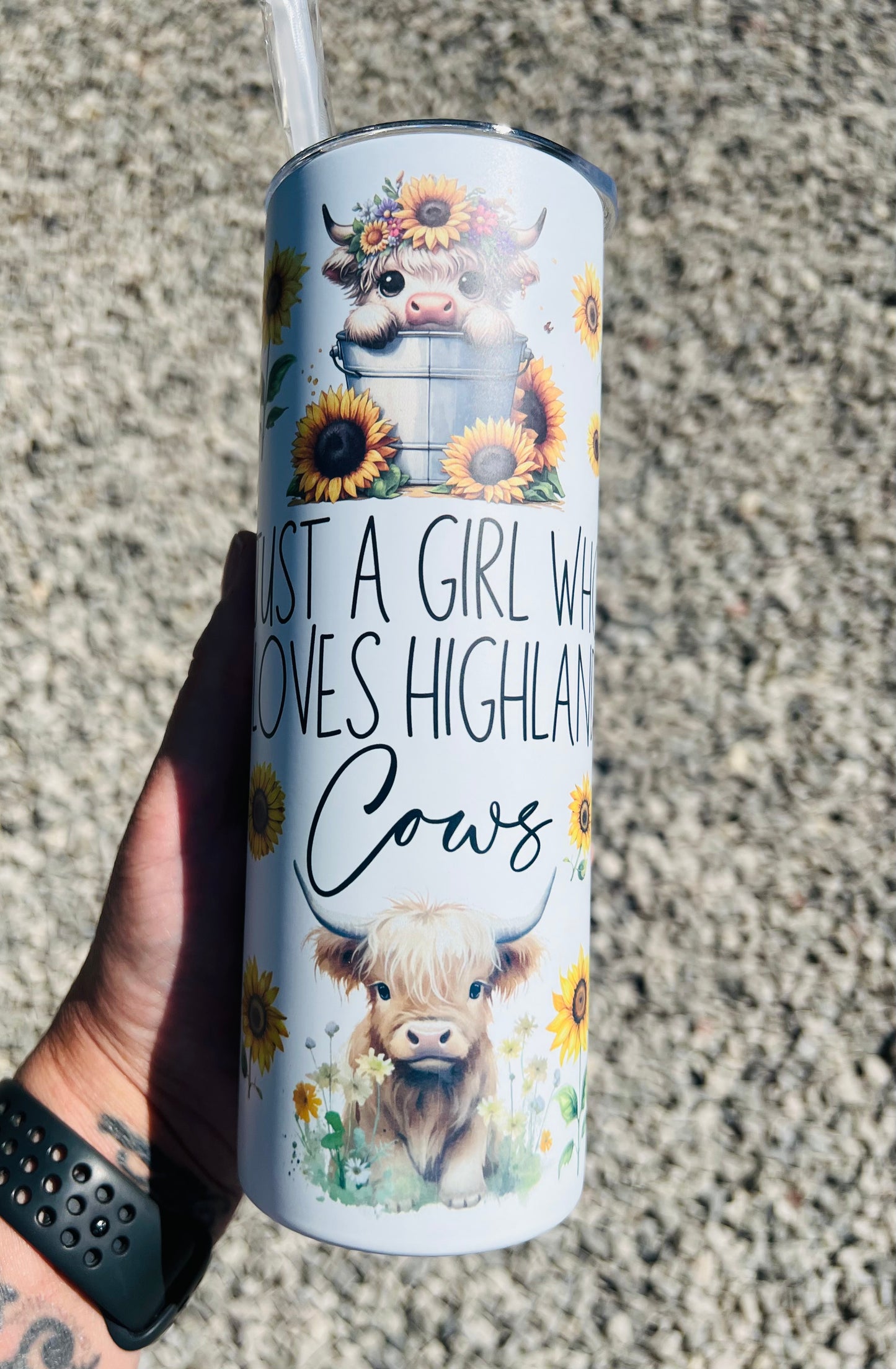 Tumbler - Highland Cow