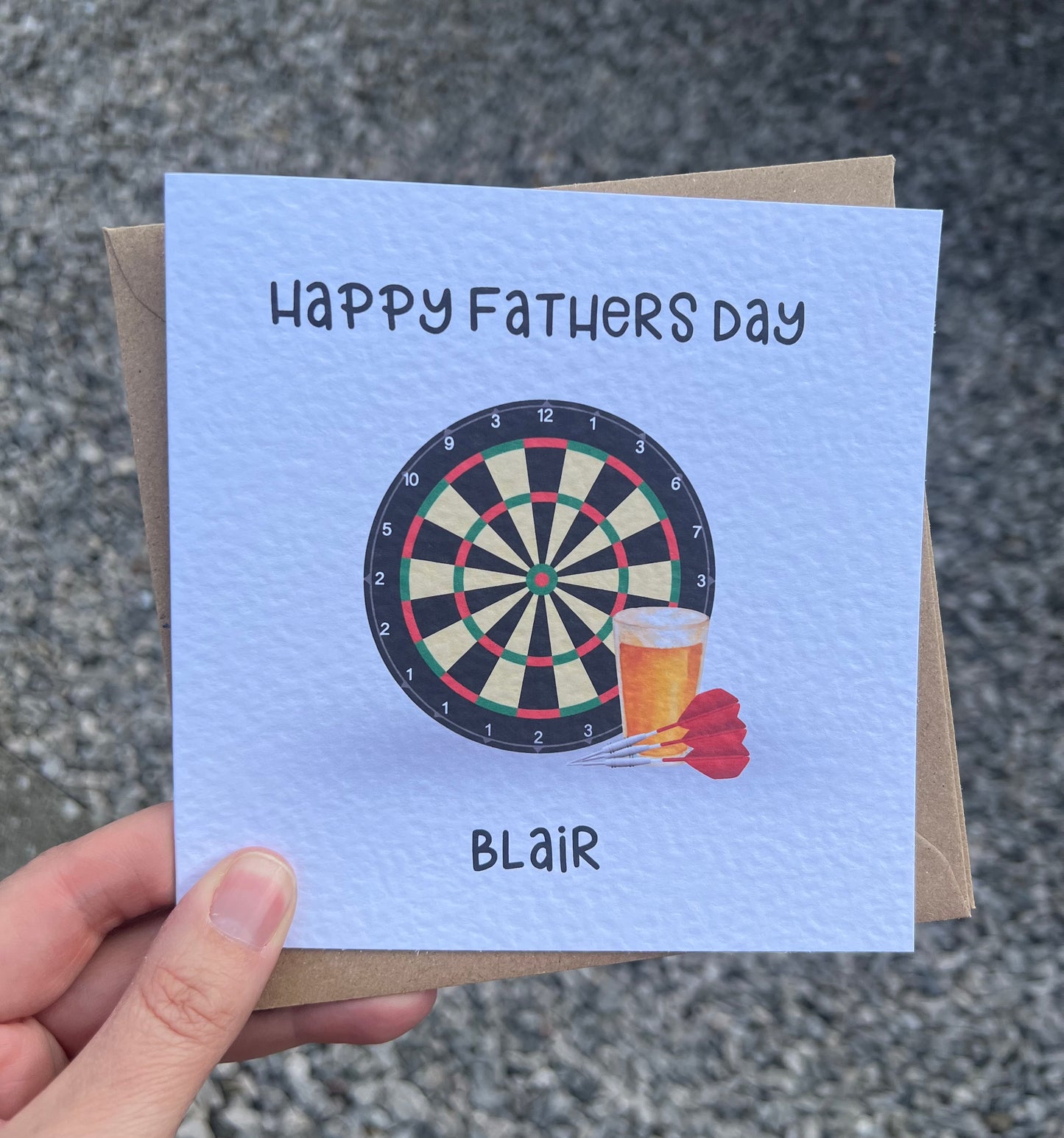 Darts Card (Father’s Day/ Birthday)