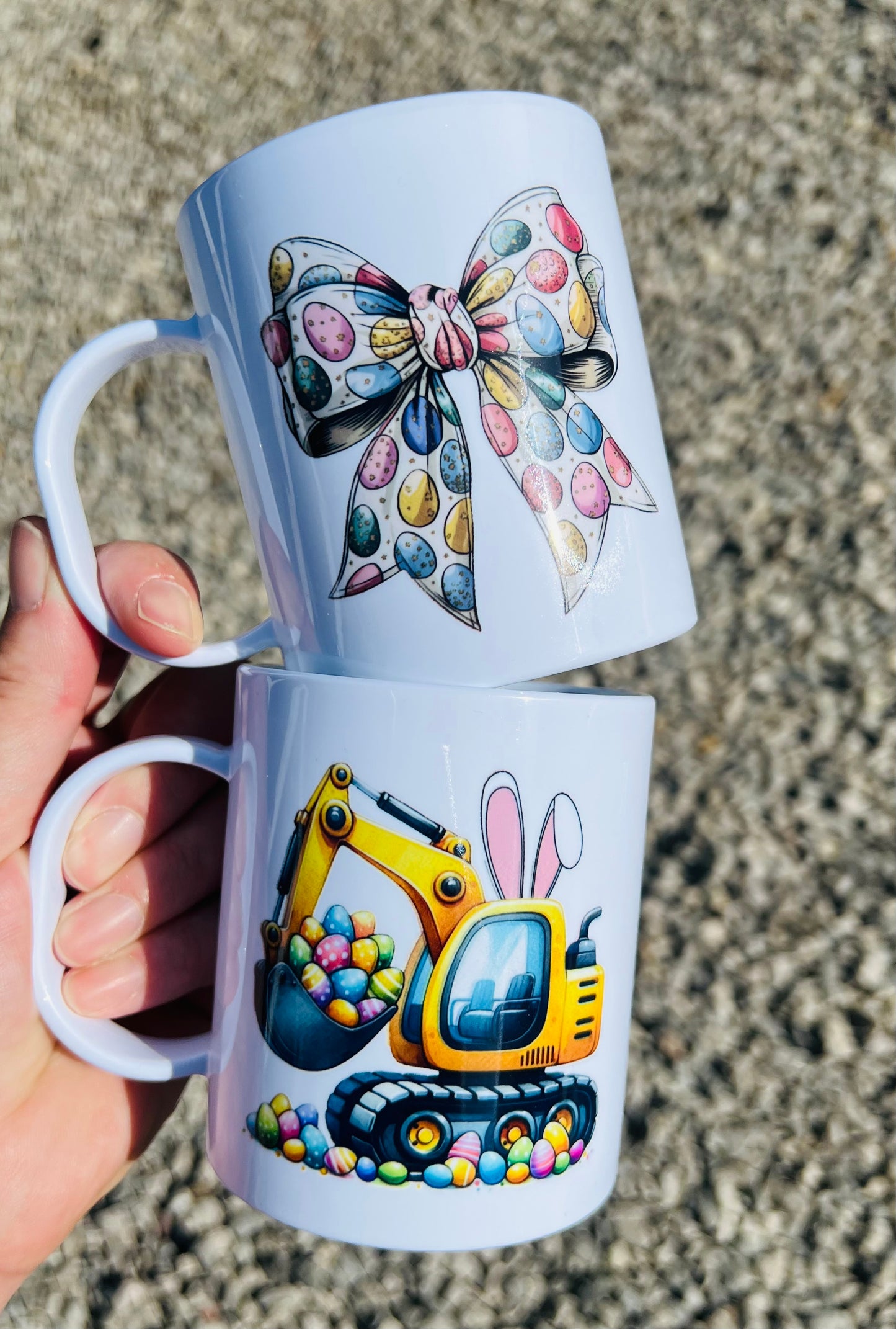 Plastic Easter Mugs