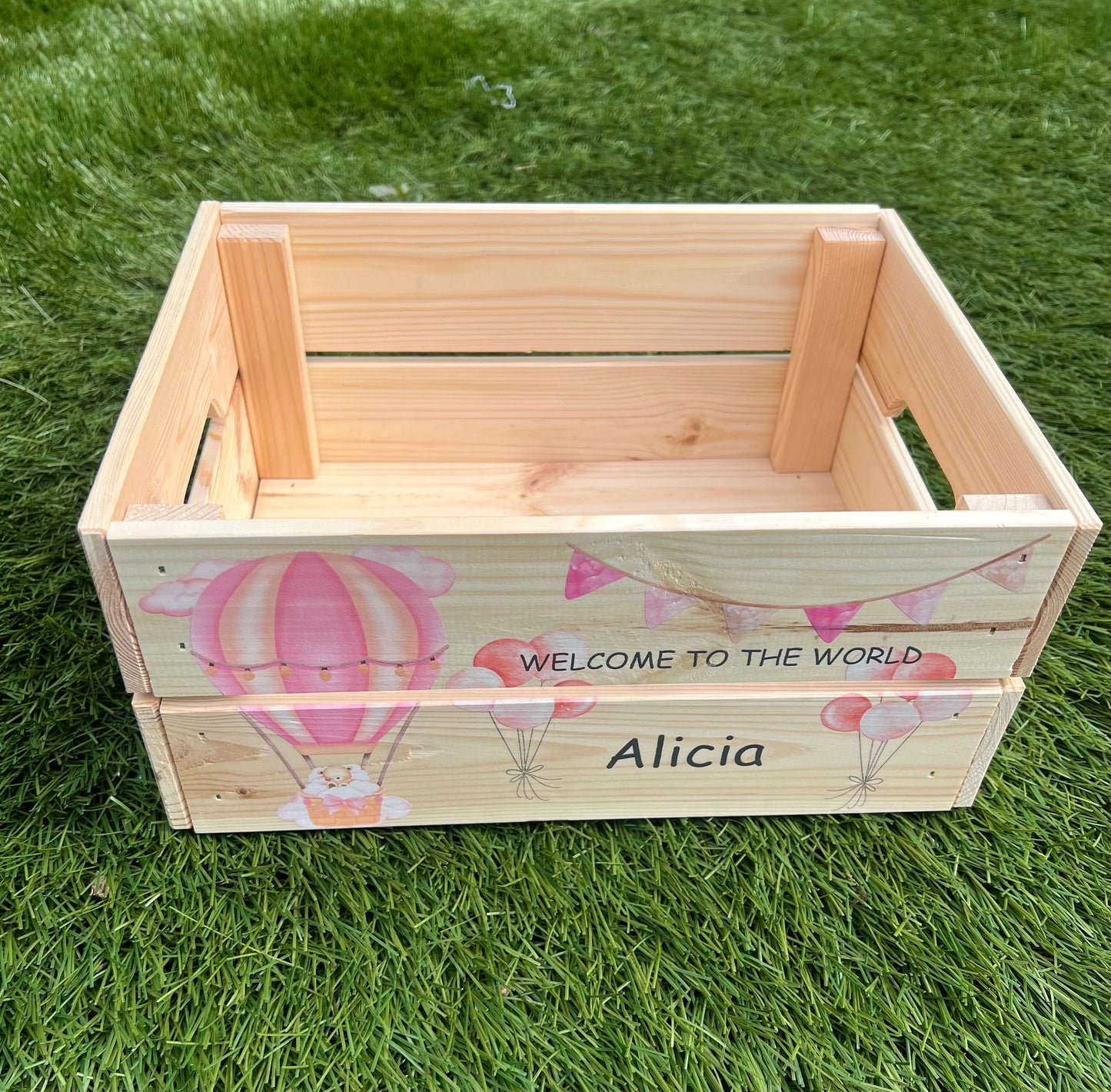 New Baby Girl Crate Box