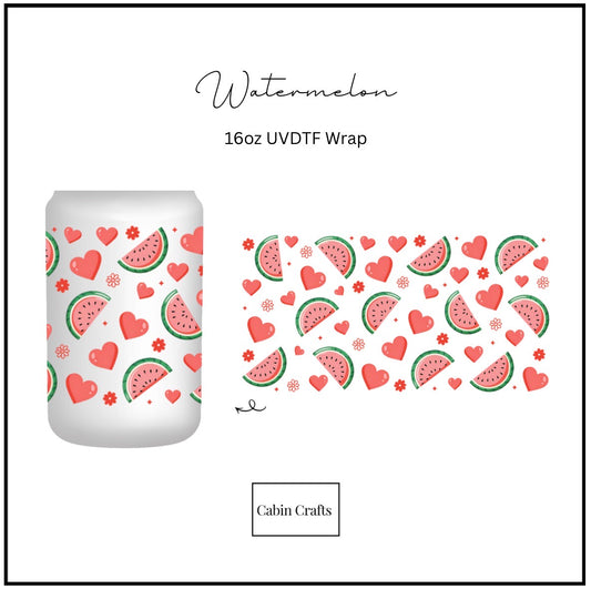 Watermelon 16oz UVDTF