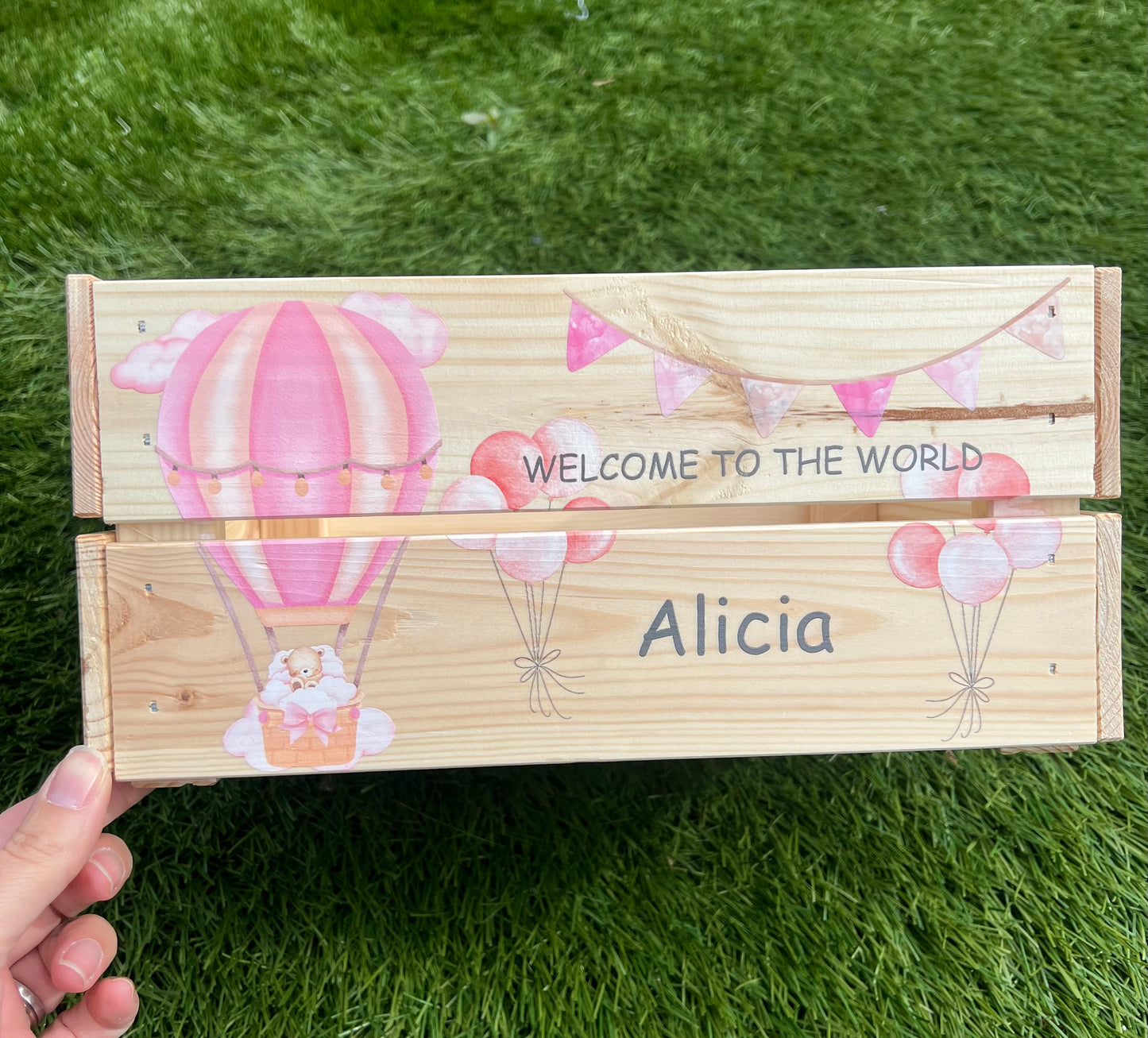 New Baby Girl Crate Box