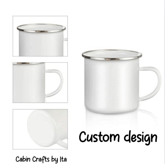Custom Design - Enamel Mug