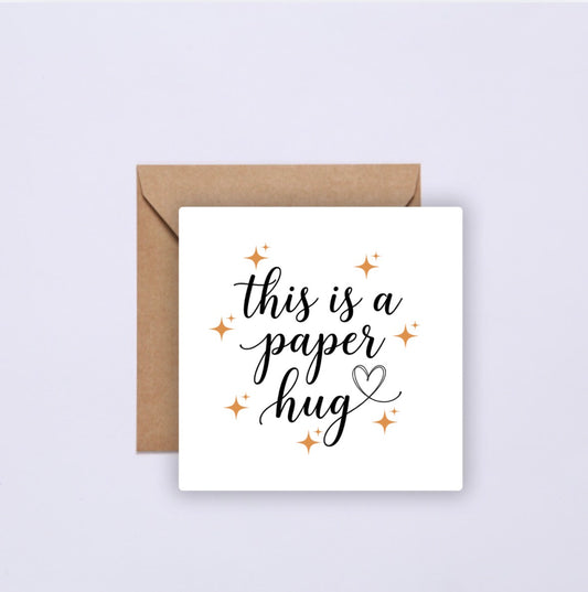 Paper Hug Card