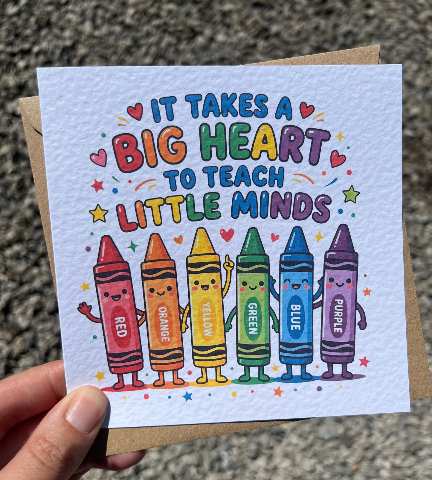 Teacher Cards - Big Heart
