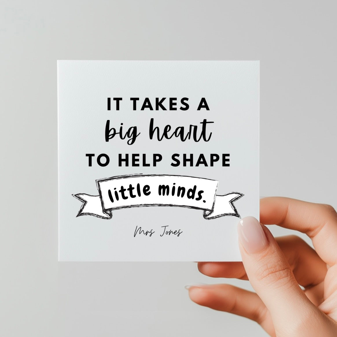 Teacher Card