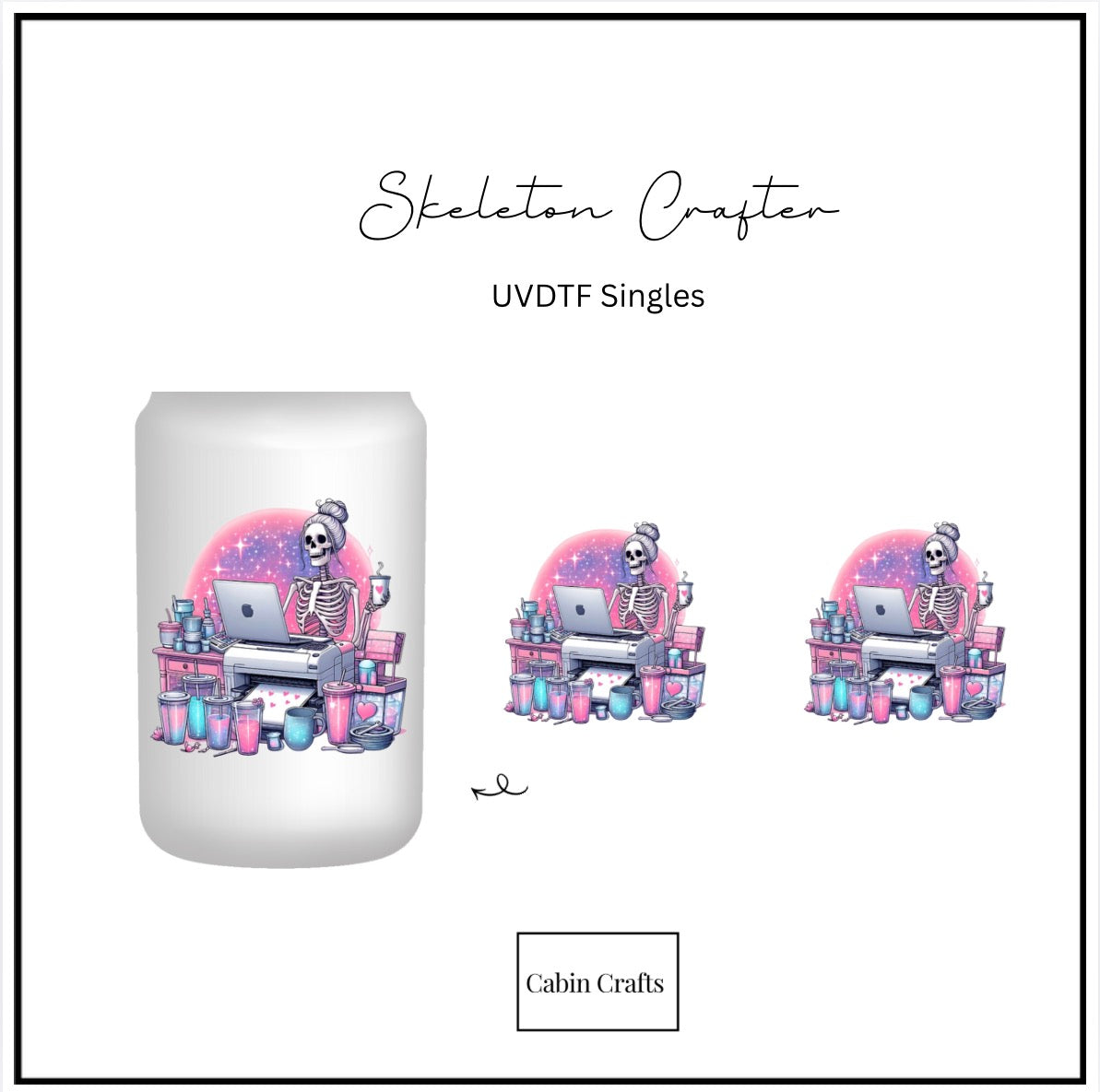 Skeleton Crafter UVDTF